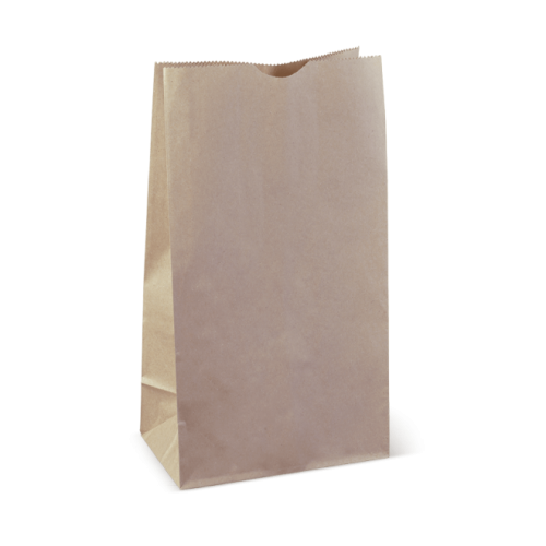 12SOS (178w+115x350h) Heavy Duty Brown Deli Paper Bag
