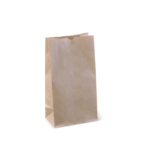 4SOS (127w+80x248h) Brown Deli Paper Bag