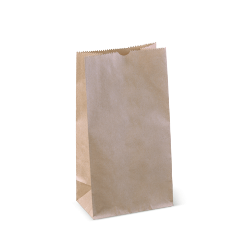 6SOS (153w+93x280h) Brown Deli Paper Bag