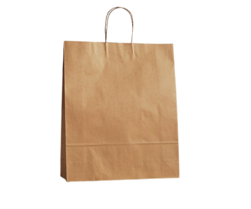 Medium (315w+125x420h) Brown Twisted Handle Paper Bag