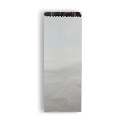 Kebab Medium (102w+38x240h) Plain Foil Paper Bag
